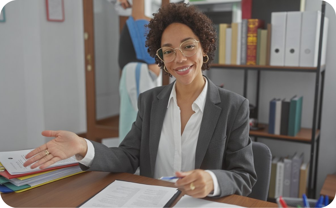 Simple Notary Services notarizing documents in Marion County.